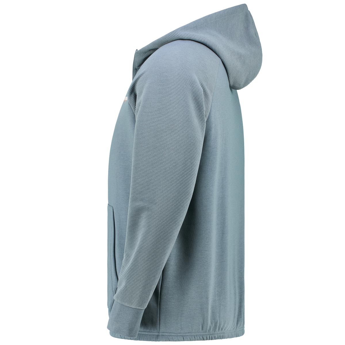 Jack&Jones Sweatjacke aus Materialmix grau