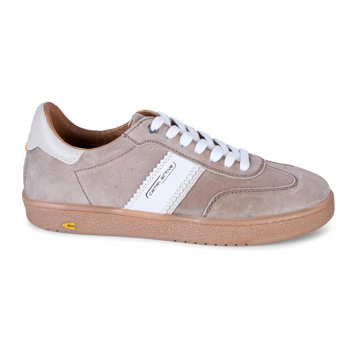 camel active Sneaker aus Leder beige