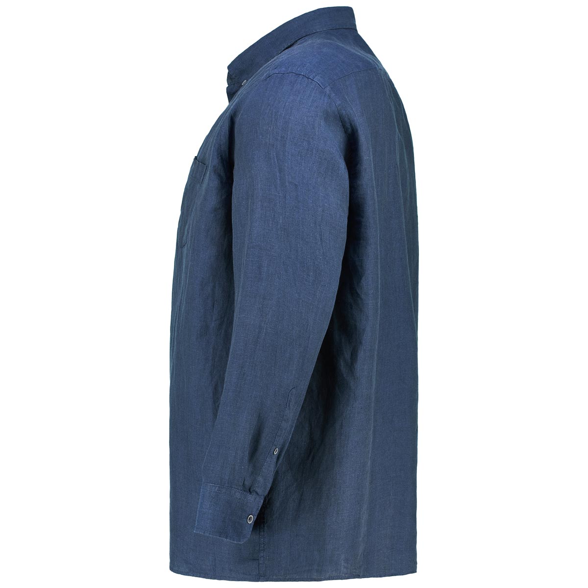 CASA MODA Freizeithemd aus Leinen blau