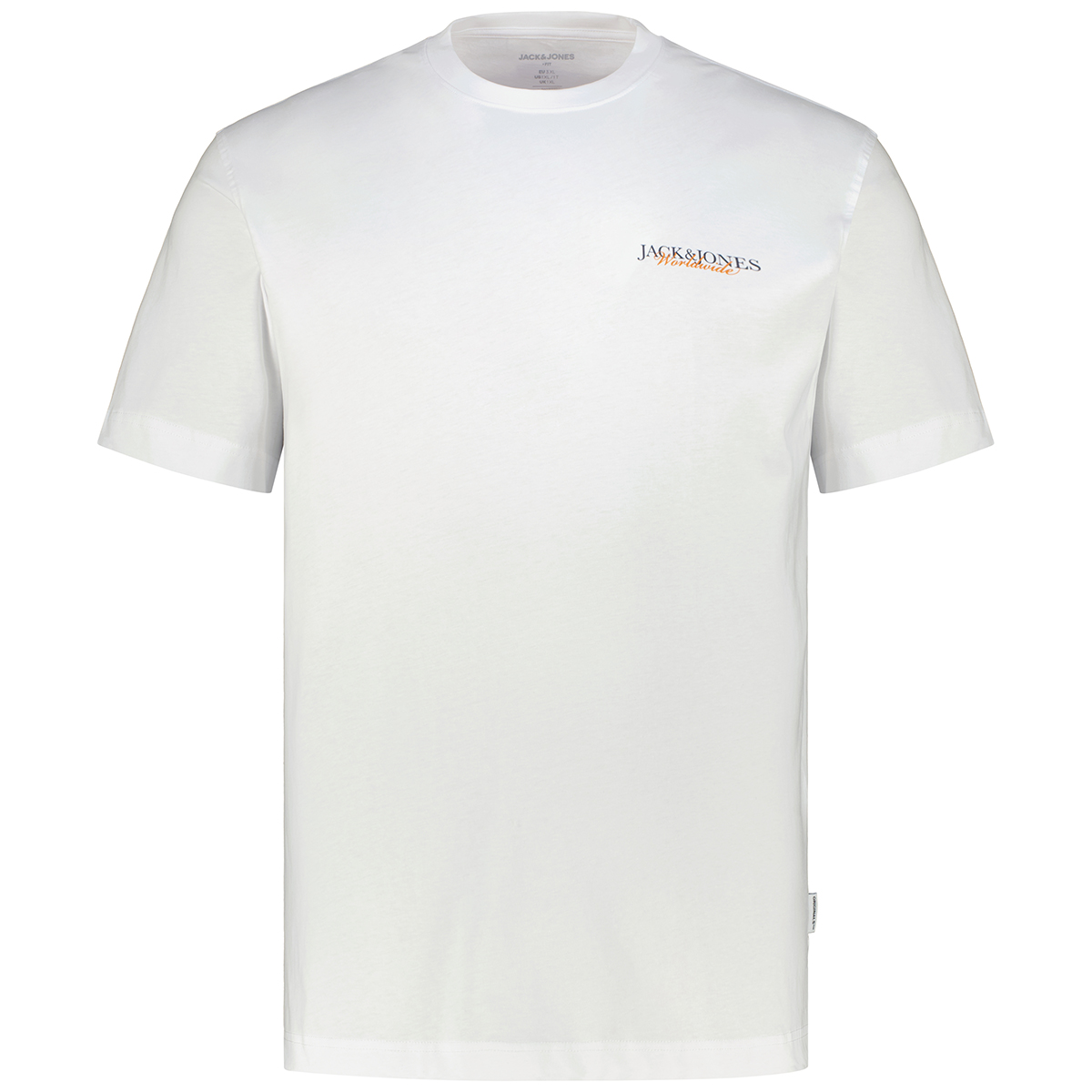 Jack&Jones T-Shirt mit Print auf Vorder-und Rückseite weiß