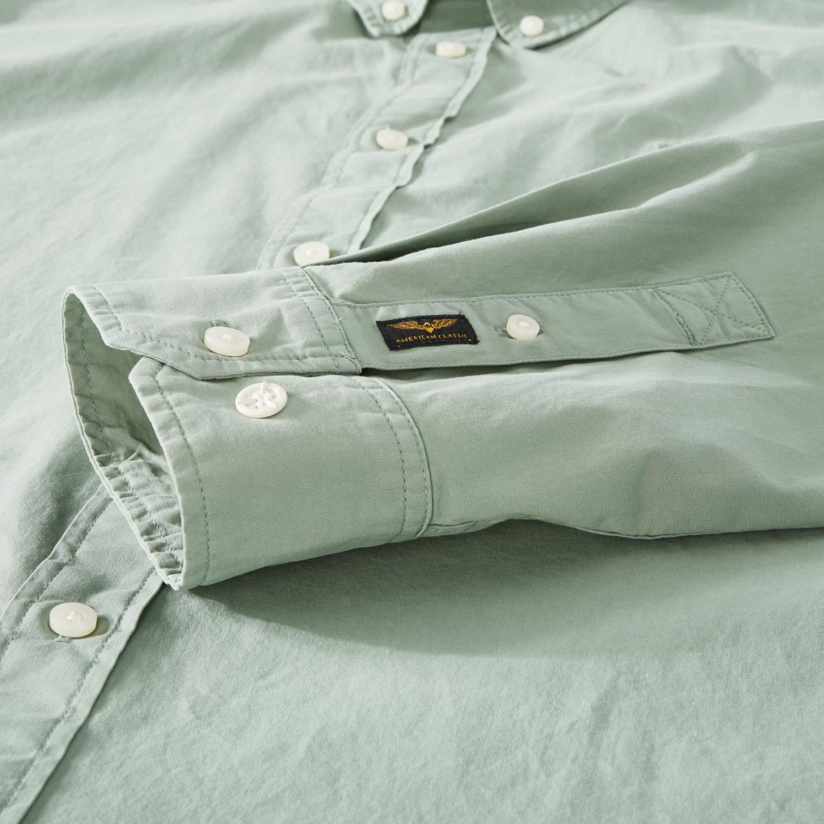 PME LEGEND Freizeithemd aus Baumwolle grün