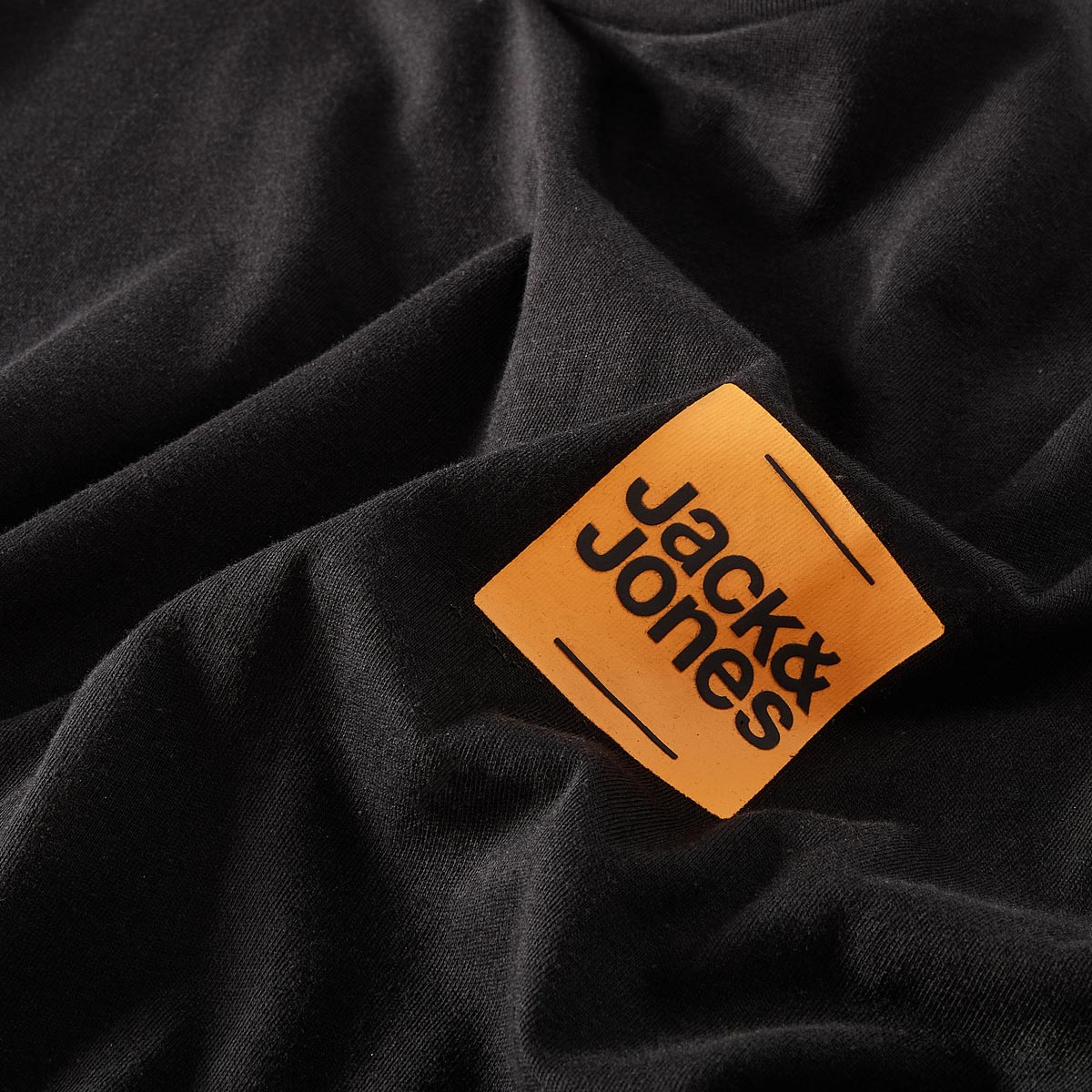 Jack&Jones T-Shirt mit Label-Print schwarz