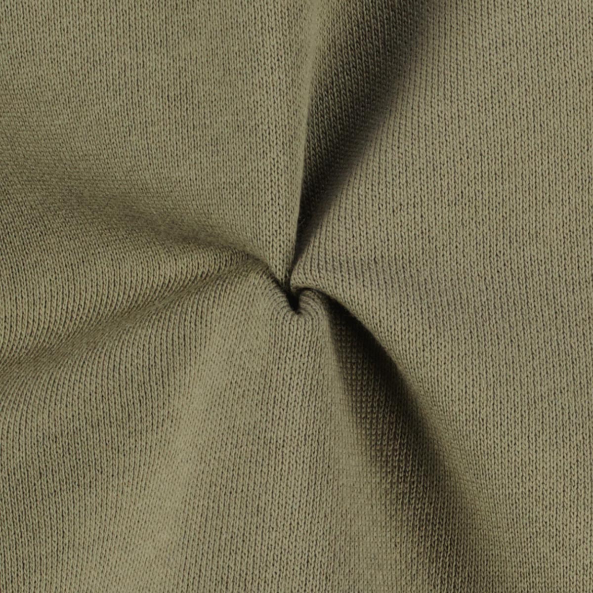 BOSS Sweatjacke aus Baumwolle khaki