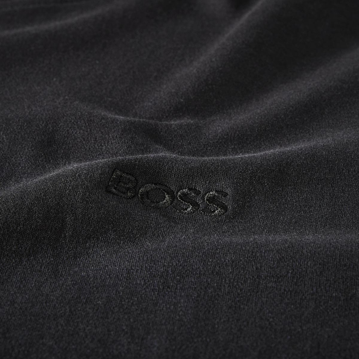 BOSS T-Shirt aus Baumwolle schwarz