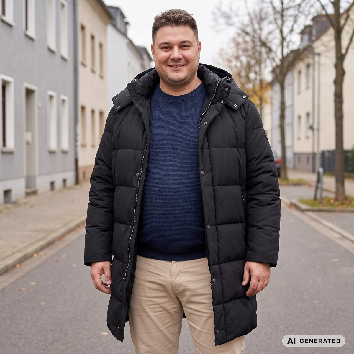 Pierre Cardin Parka, wind- und wasserdicht schwarz
