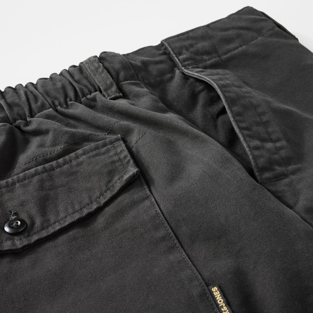 Jack&Jones Chino mit Stretchbund "Barrel", Loose Fit schwarz