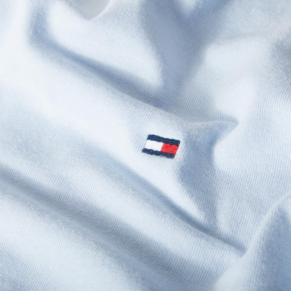 Tommy Hilfiger T-Shirt aus Baumwolle hellblau