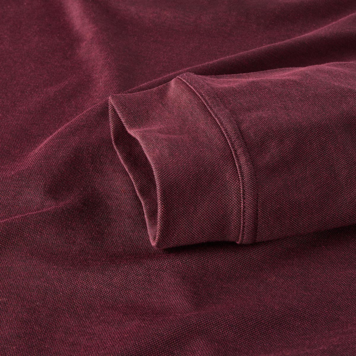 Hajo Poloshirt aus Baumwollmischung weinrot