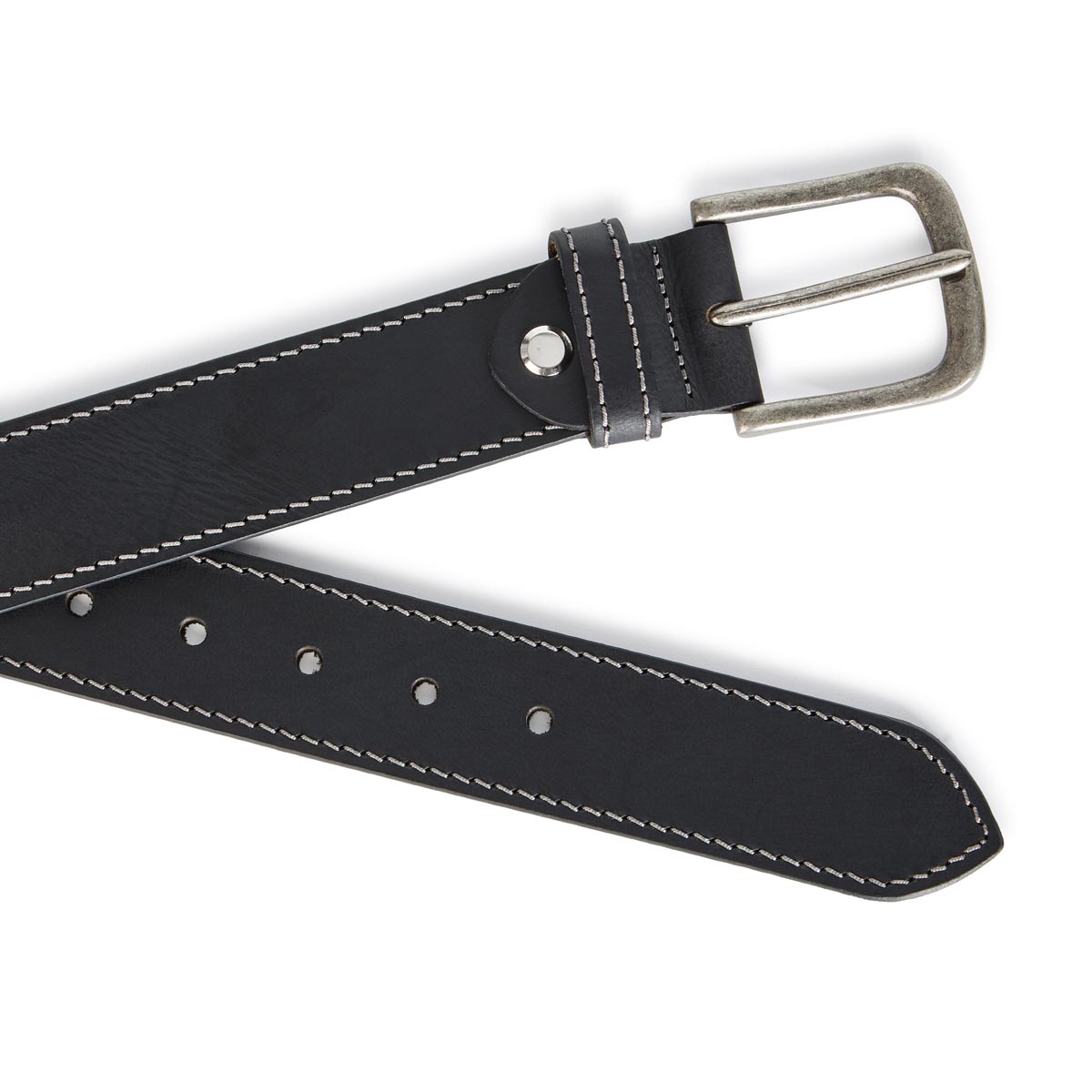 Pfundskerl Gürtel aus Vollrindleder, Überlänge Farbe schwarz Größe: 130 günstig online kaufen