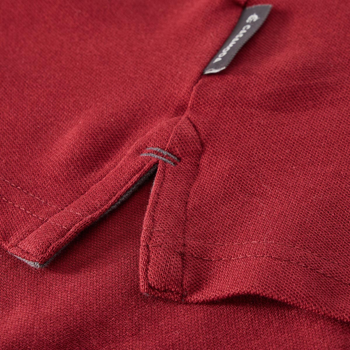 CASA MODA Poloshirt mit Elasthan rot