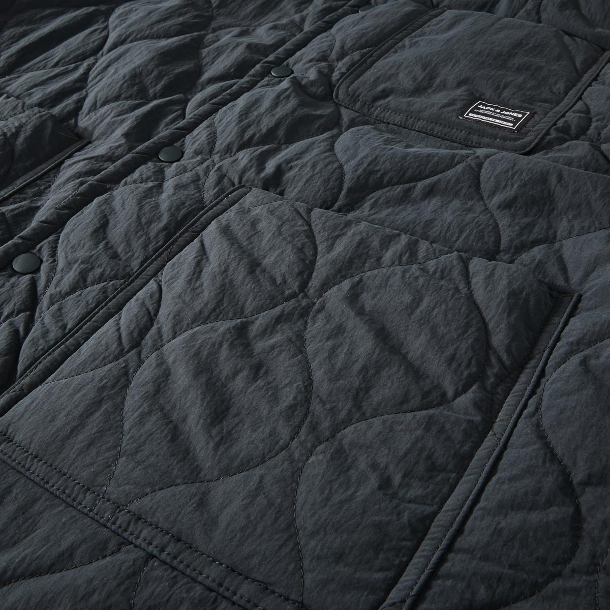 Jack&Jones Steppweste, wasserabweisend schwarz