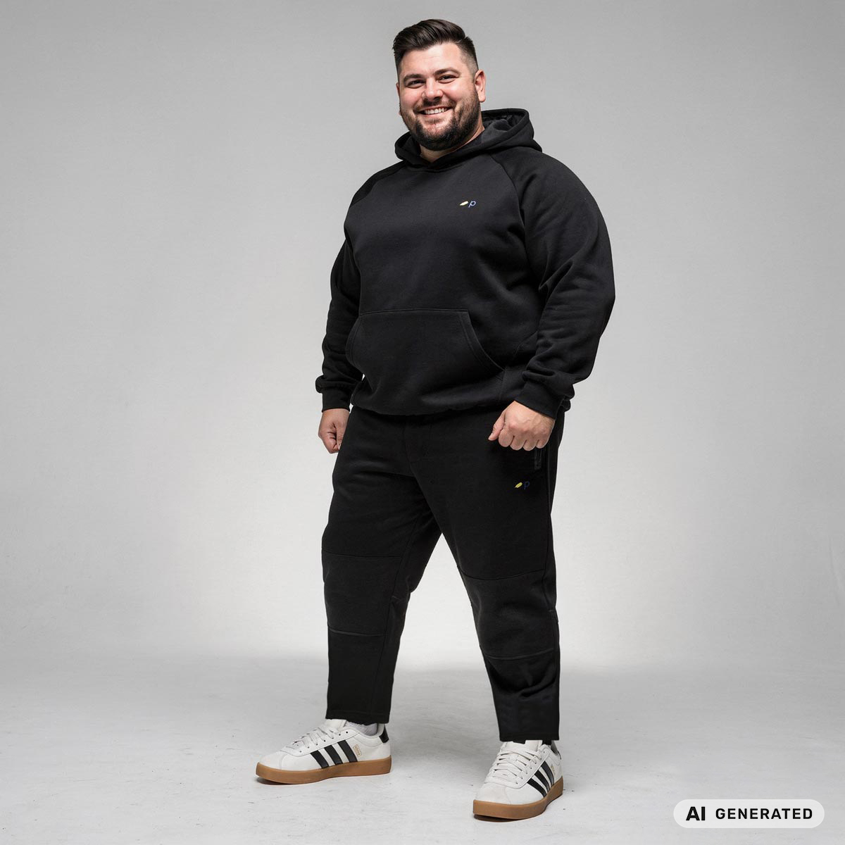 Pfundskerl p ACTIVE Jogginghose, elastisch, weich und leicht schwarz