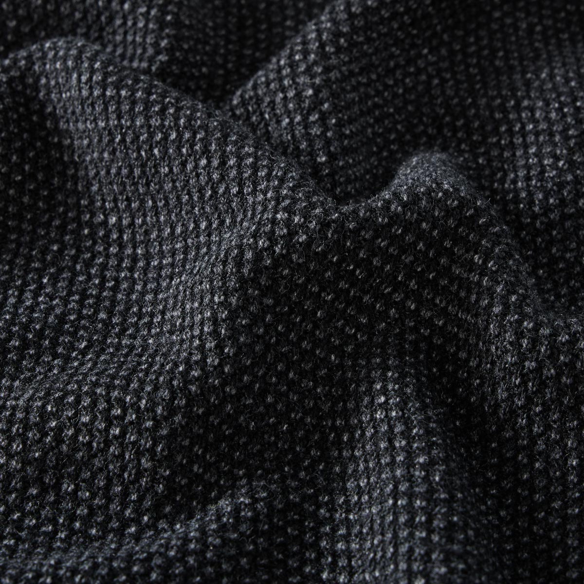 Hajo Strickpullover aus Wollmischung grau