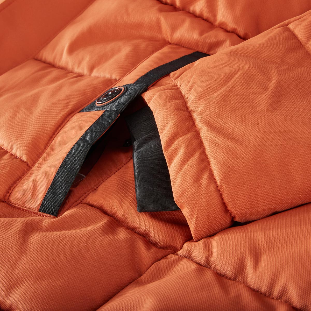 CASA MODA Wattierte Steppjacke, wasser- und windabweisend orange