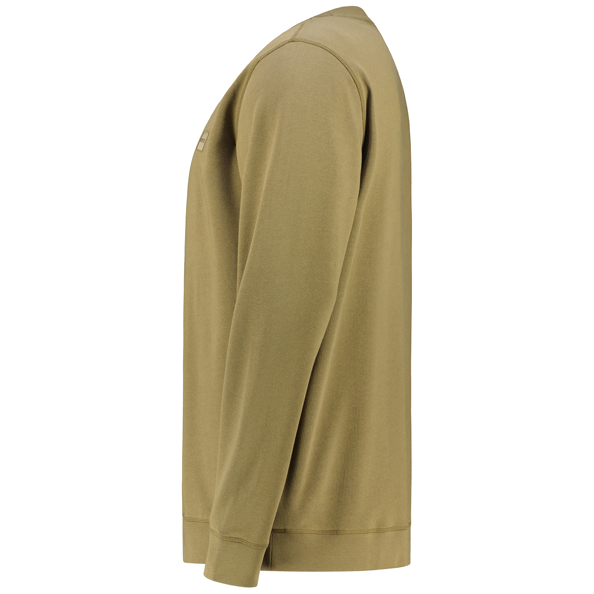 BOSS Sweatshirt aus Biobaumwolle oliv