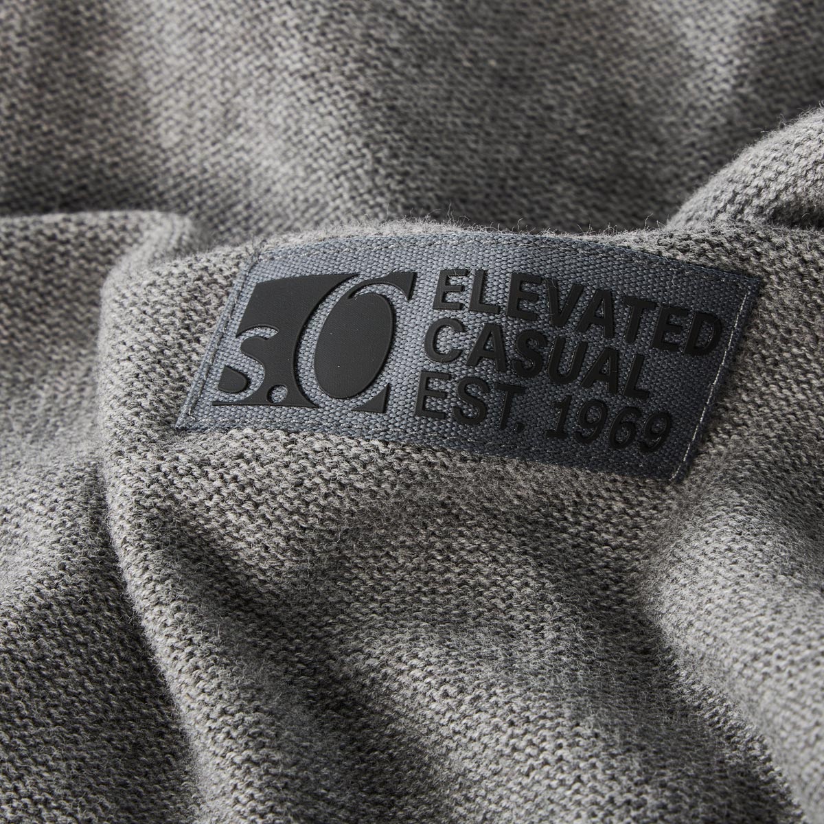 s.Oliver Strickjacke aus Baumwolle grau