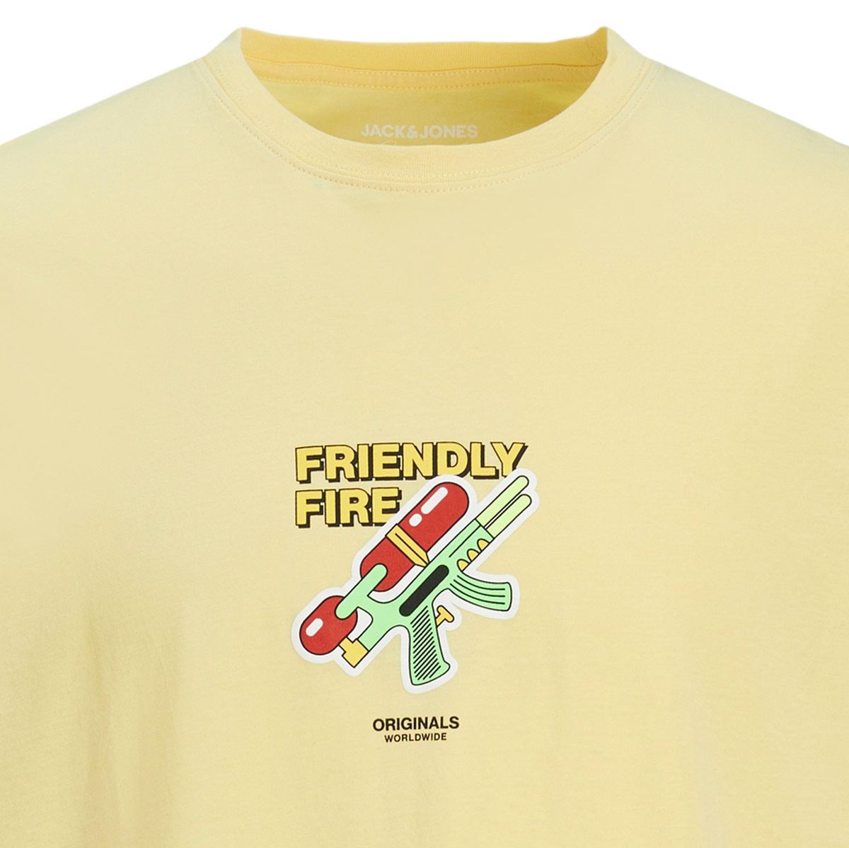 Jack&Jones T-Shirt mit Print gelb