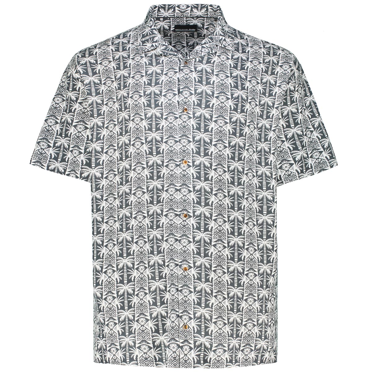 North Freizeithemd mit Allover-Muster Farbe grün Größe: 3XL günstig online kaufen