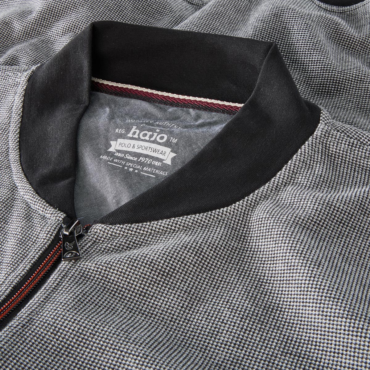 Hajo Strickjacke "Stay Fresh", bügelfrei schwarz