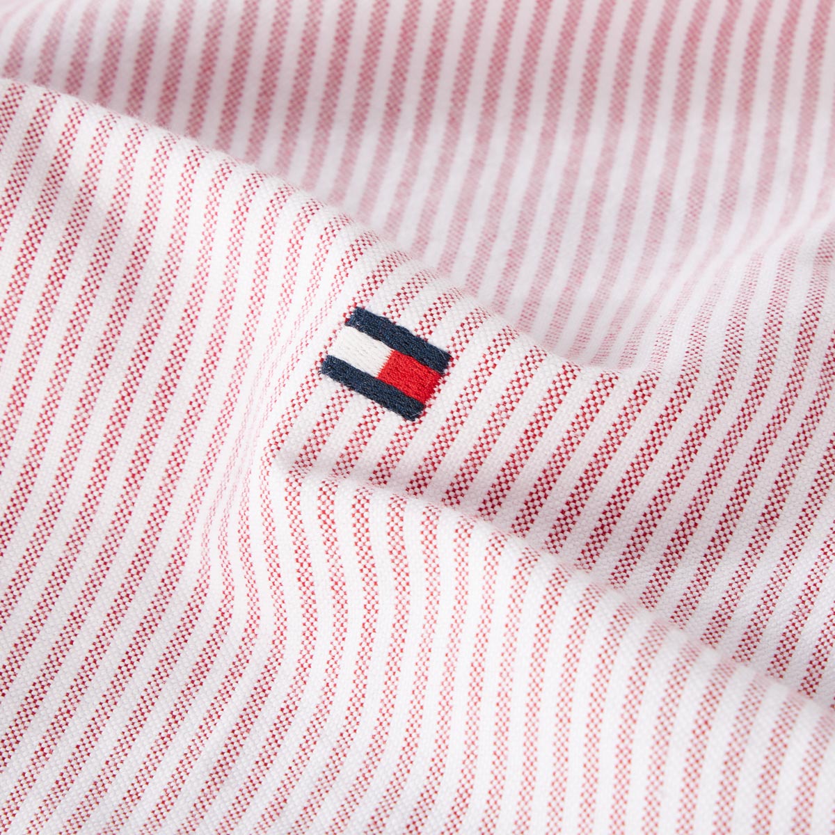 Tommy Hilfiger Freizeithemd mit Streifen rot/weiß