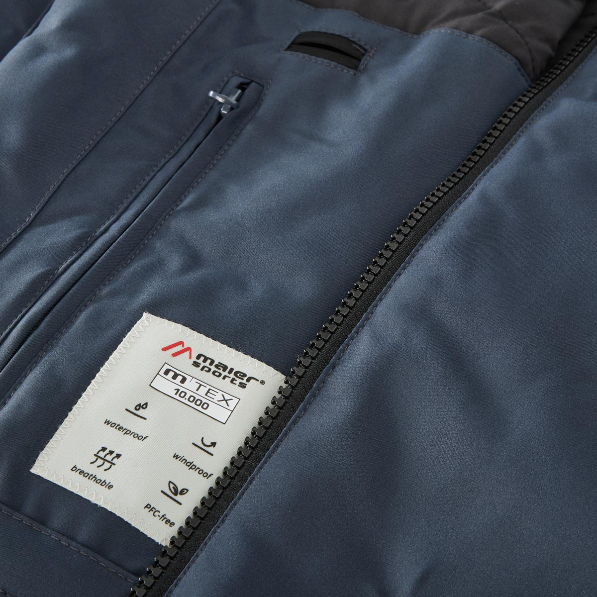 Maier Sports Skijacke, wind- und wasserdicht anthrazit