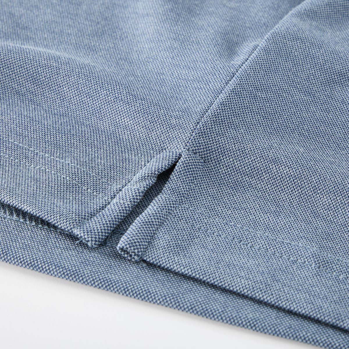 Hajo Poloshirt aus Baumwollmischung graublau