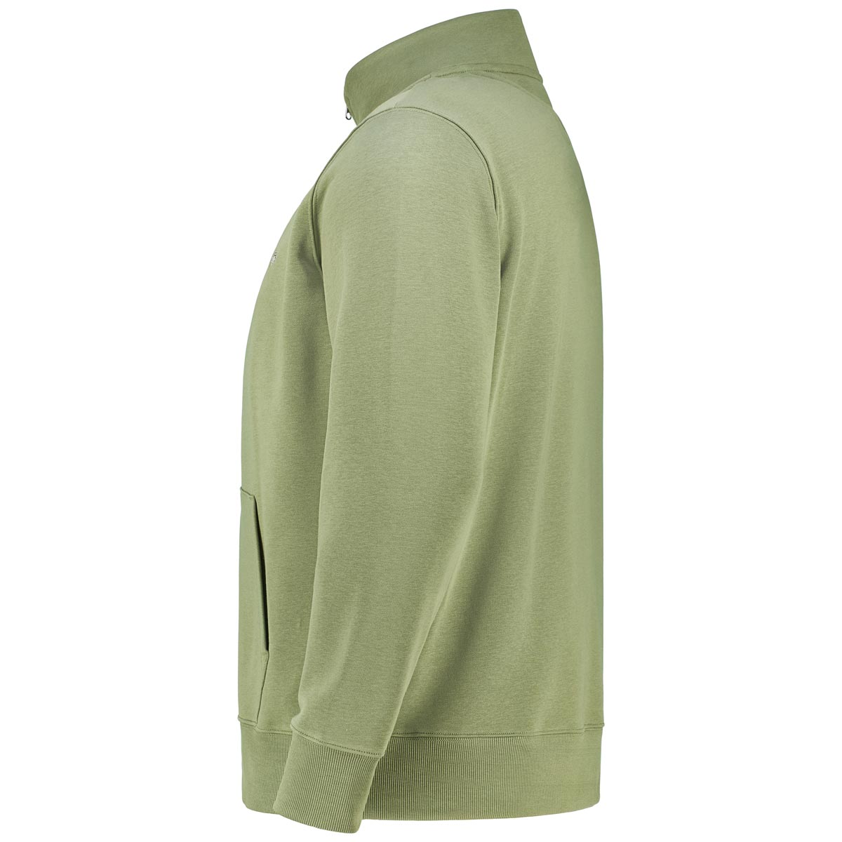 Gant Basic-Sweatjacke mit Stehkragen grün