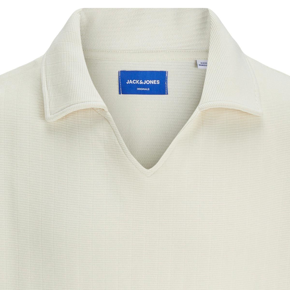 Jack&Jones Basic-Poloshirt cremeweiß