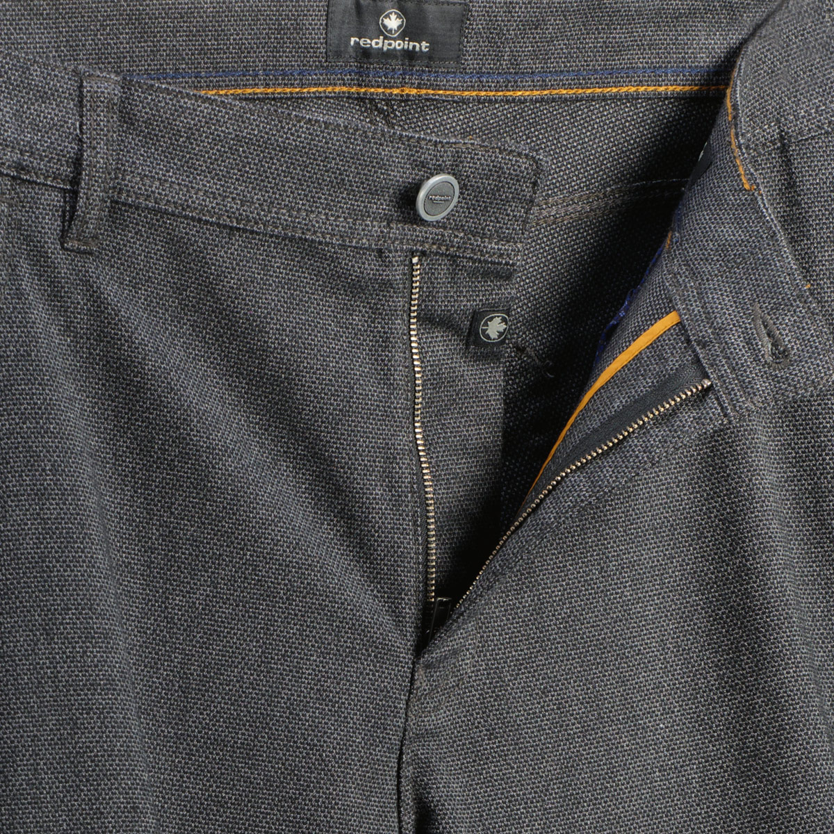 Redpoint Stretch-Hose "Milton" im 5-Pocket Stil, Regular Fit dunkelgrau