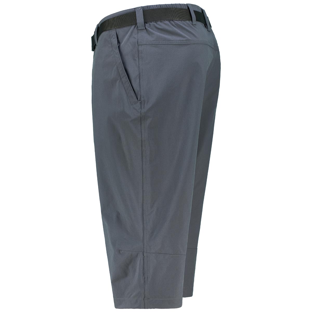 Maier Sports Capri-Bermudas (3/4 Länge) aus Funktionsmaterial, feuchtigkeitstransportierend dunkelgrau