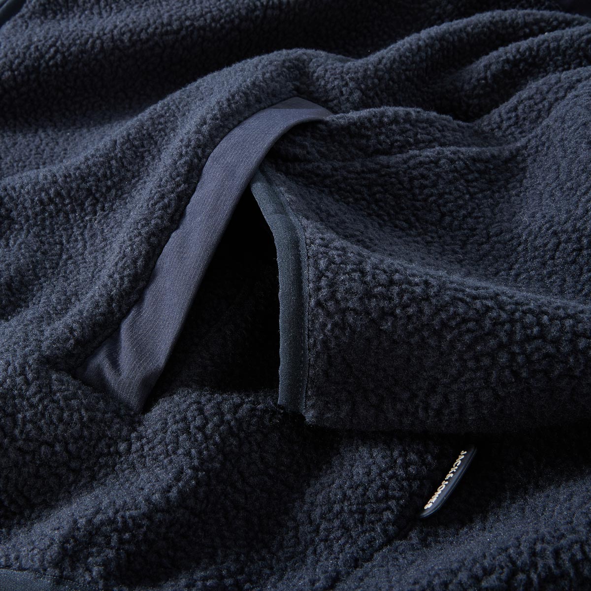 Jack&Jones Teddyfleecejacke marine