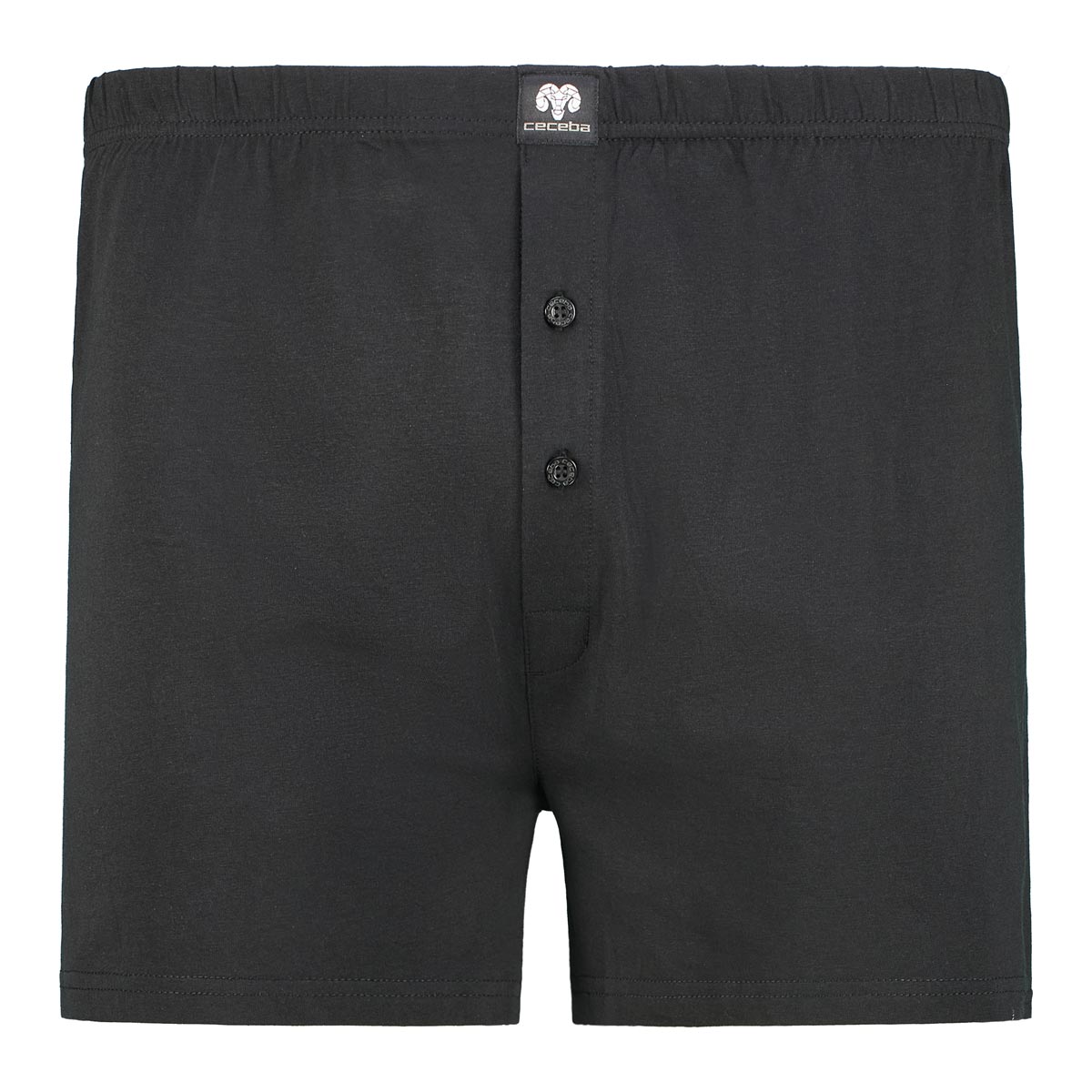 Ceceba Boxershorts aus Baumwoll-Jersey, Doppelpack grün