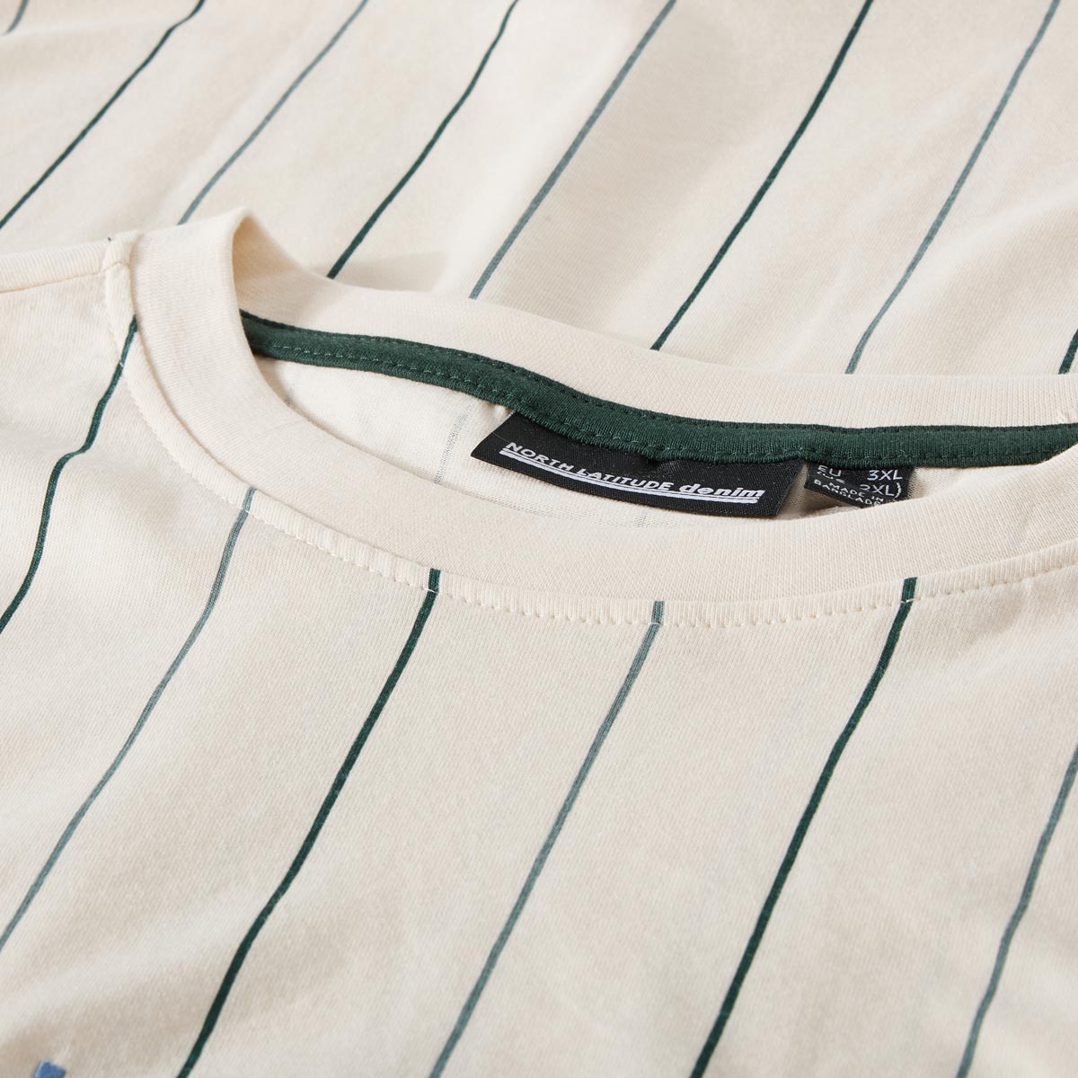 North T-Shirt mit Allover-Muster cremeweiß