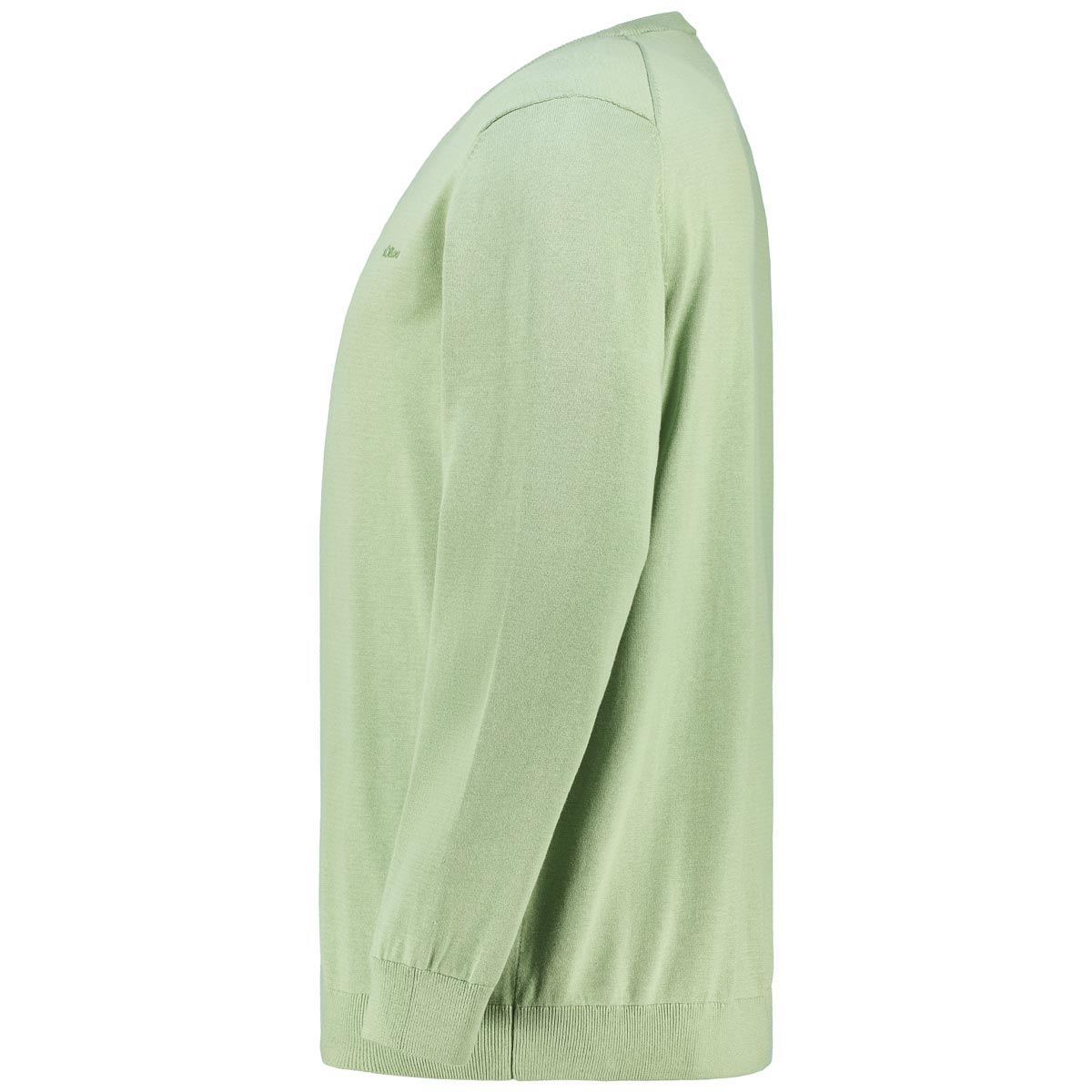 s.Oliver Feinstrickpullover aus Baumwolle Farbe grün Größe: 4XL günstig online kaufen