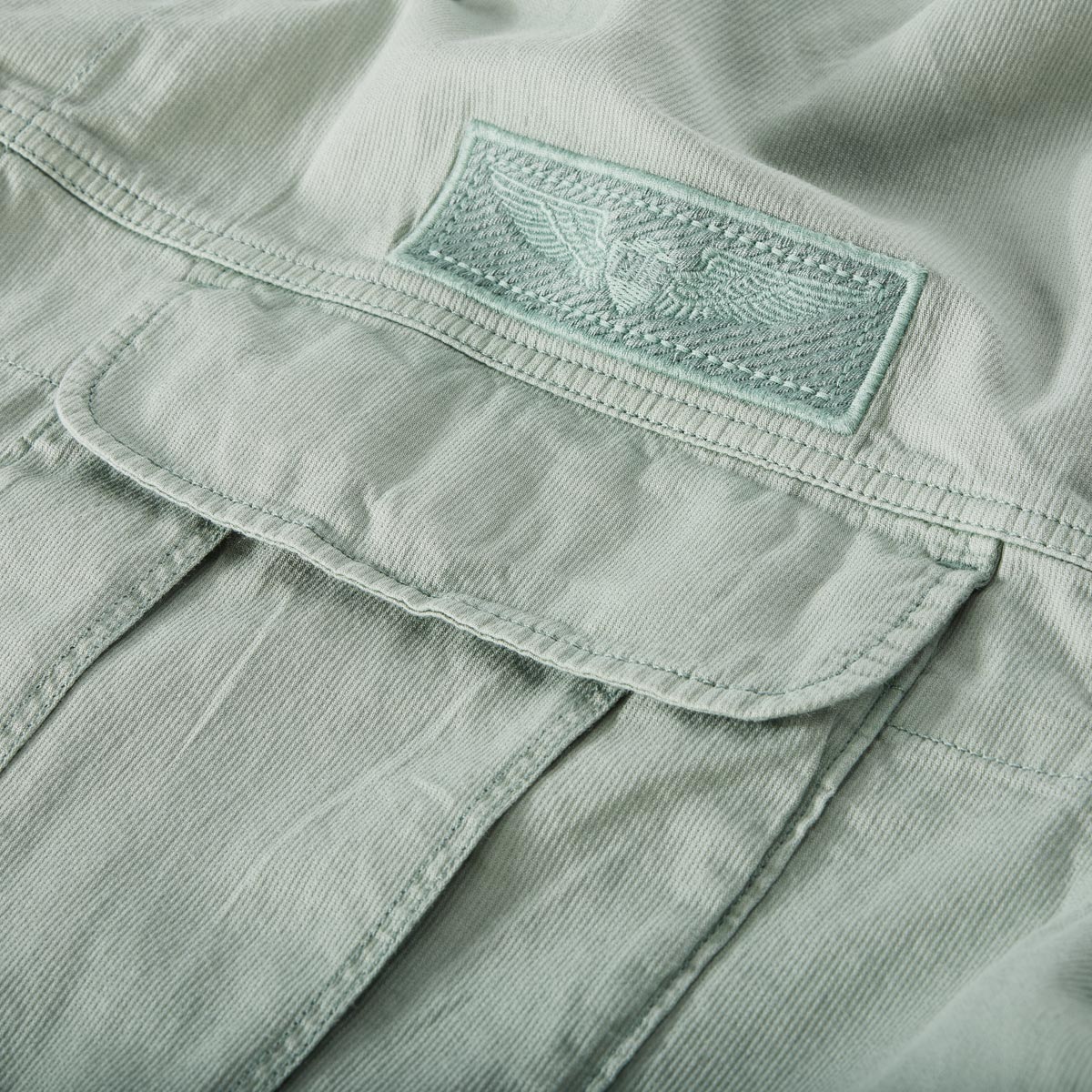 PME LEGEND Freizeithemd aus Baumwolle grün