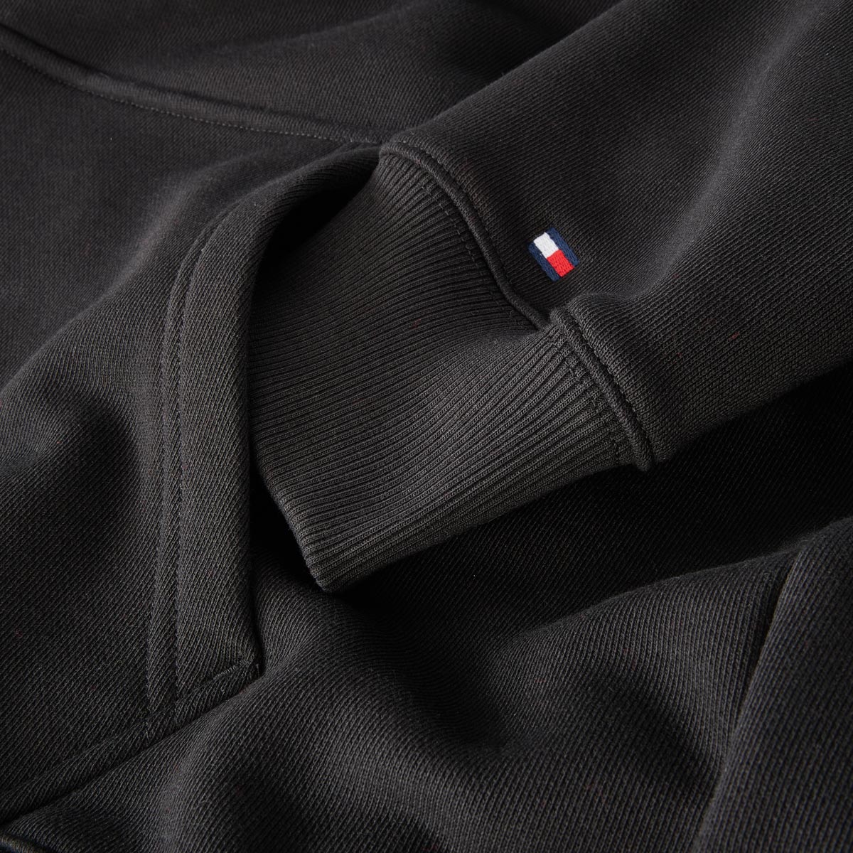 Tommy Hilfiger Sweatshirt mit Label-Print schwarz