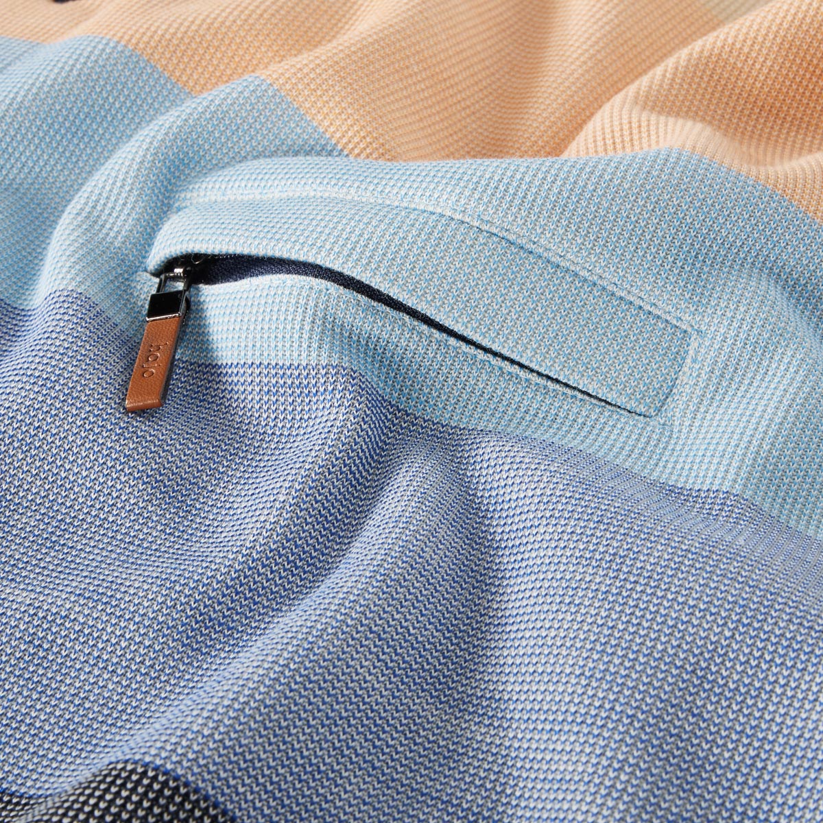 Hajo Sweatshirt "Stay Fresh", bügelfrei blau