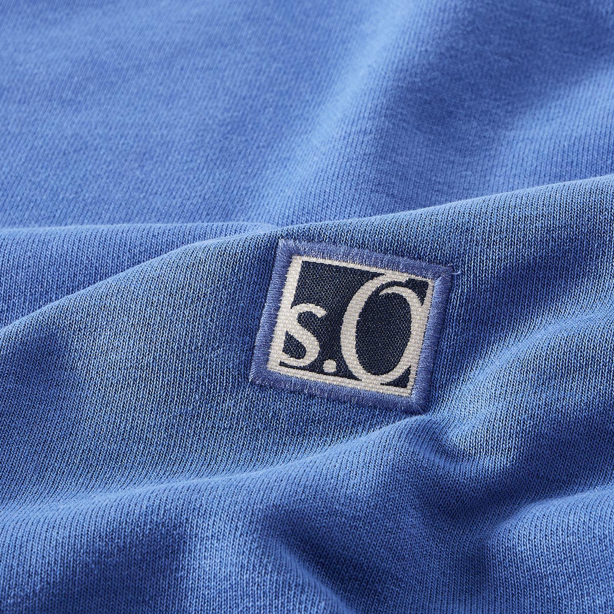 s.Oliver Sweatshirt aus Baumwollmischung blau