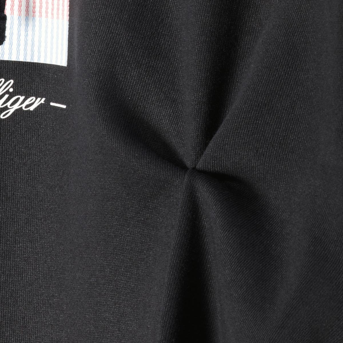 Tommy Hilfiger Hoodie mit Label-Print schwarz