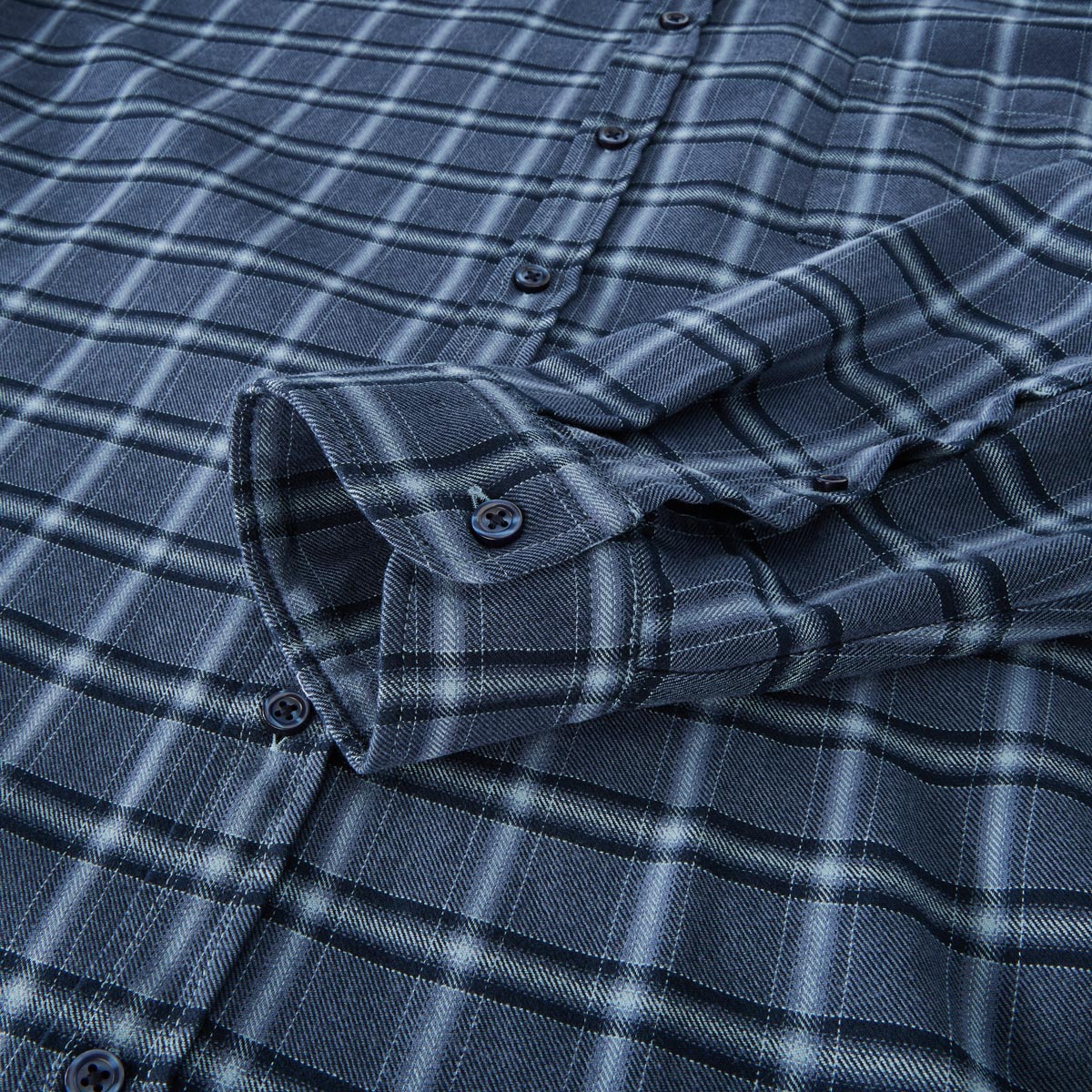 BOSS Freizeithemd mit Karomuster dunkelblau