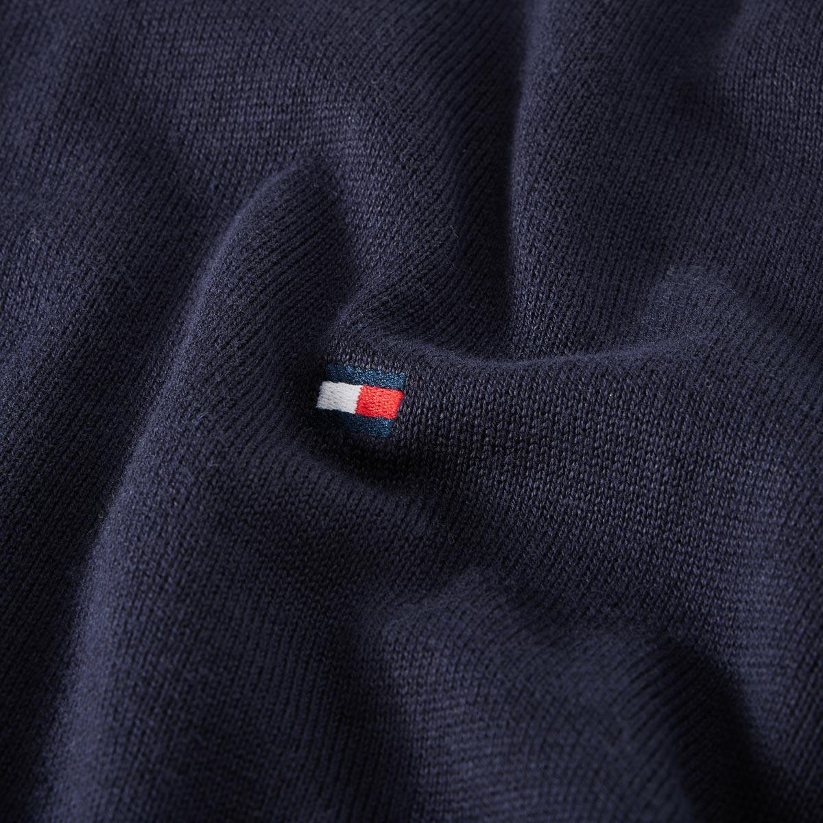 Tommy Hilfiger Strickjacke aus Baumwolle marine