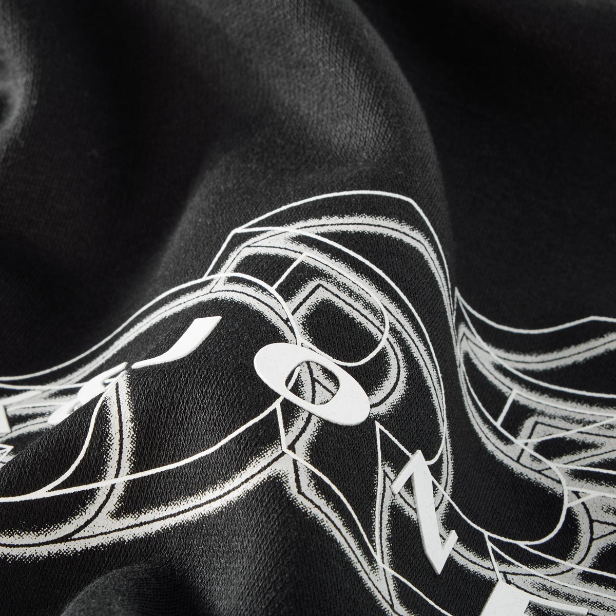 Jack&Jones Hoodie mit Label-Print schwarz