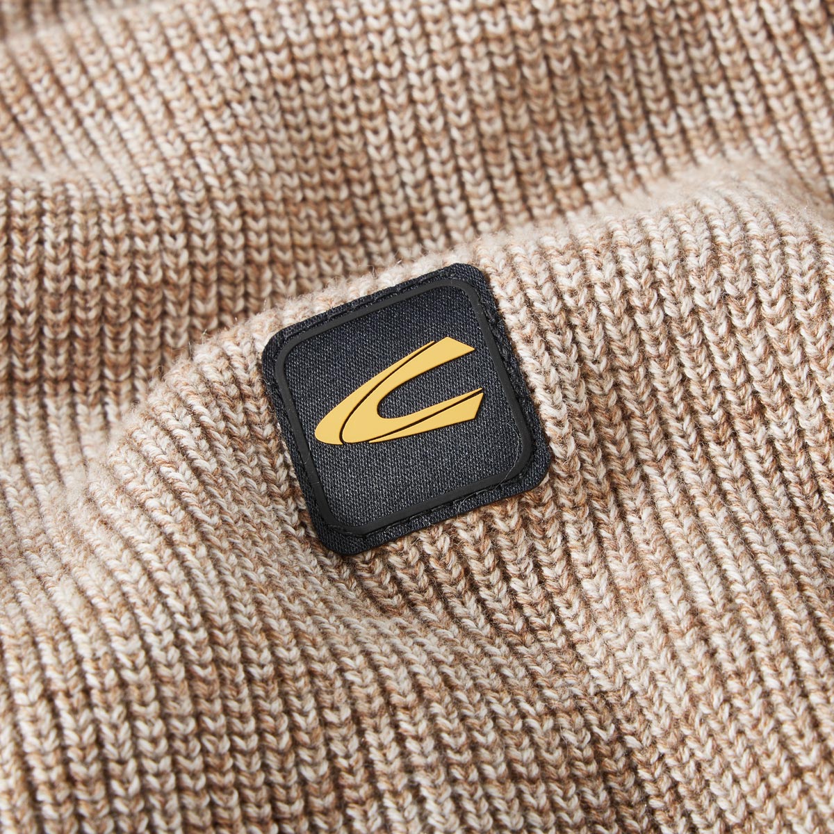 camel active Strickjacke mit Struktur beige