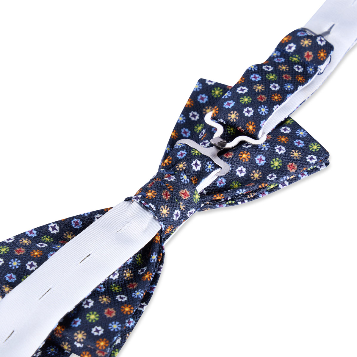 Prince BOWTIE Fliege und Einstecktuch im Set blau