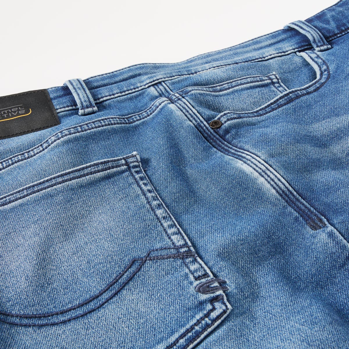 camel active Jeans-Shorts mit Stretch blau