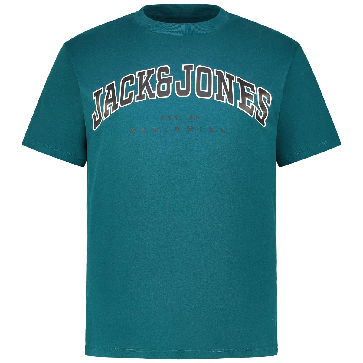 T-Shirt mit Label-Print