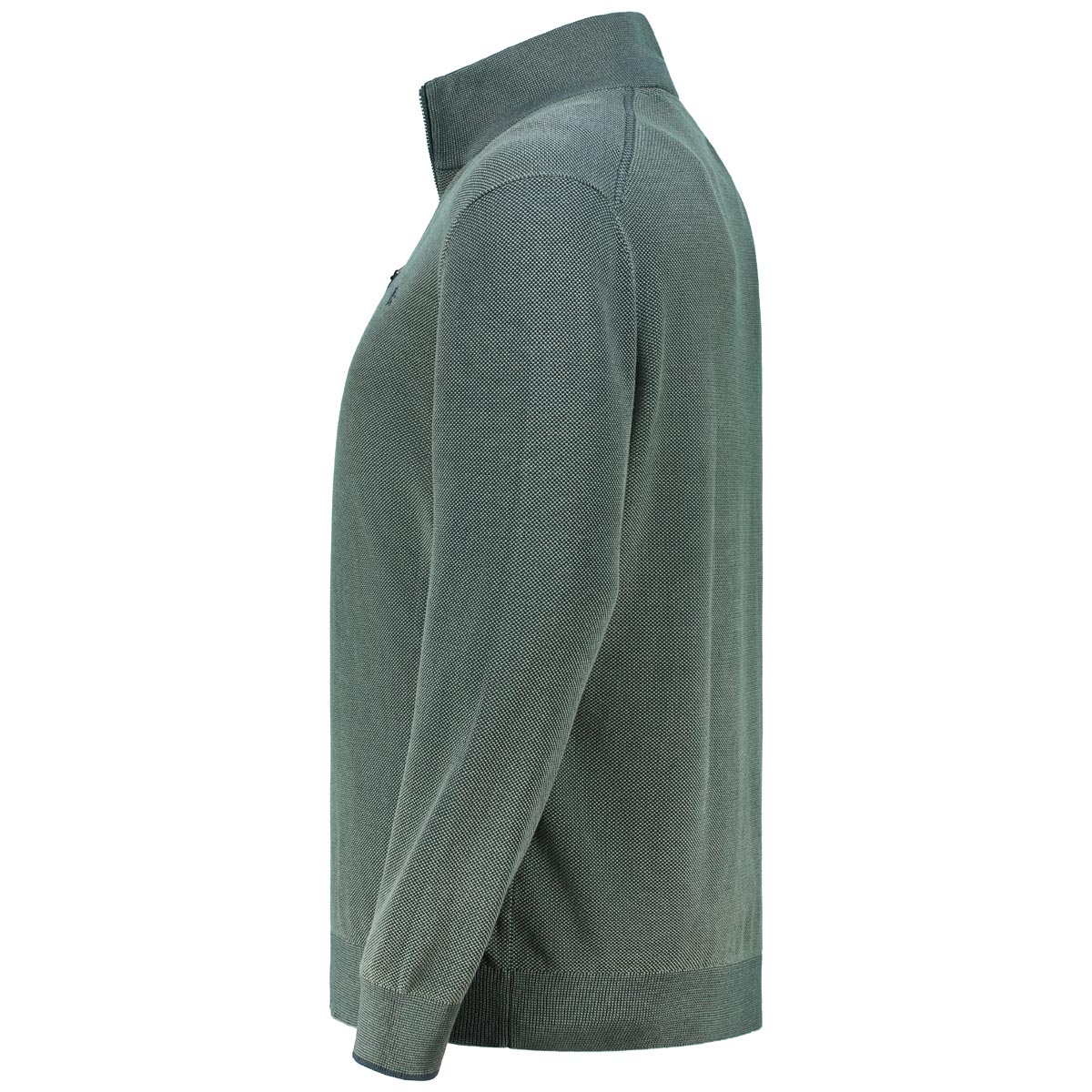 Lerros Pullover mit Troyerkragen dunkelgrün