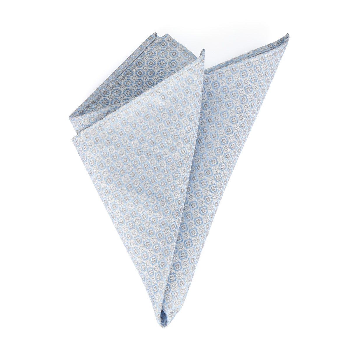 Prince BOWTIE Fliege und Einstecktuch im Set hellblau