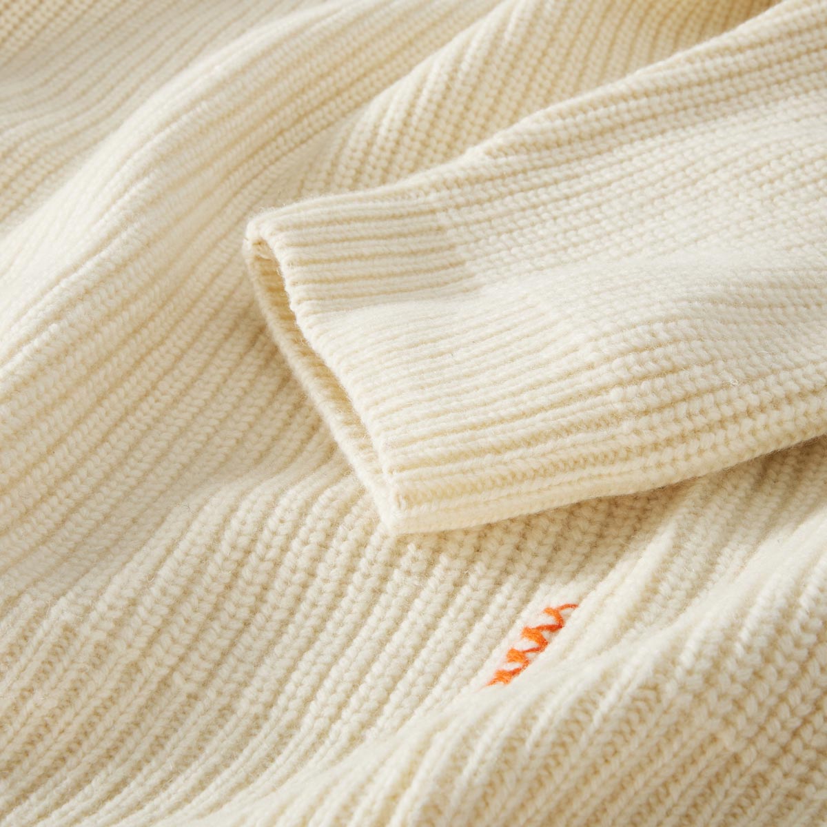 RAGMAN Strickpullover mit Troyerkragen cremeweiß