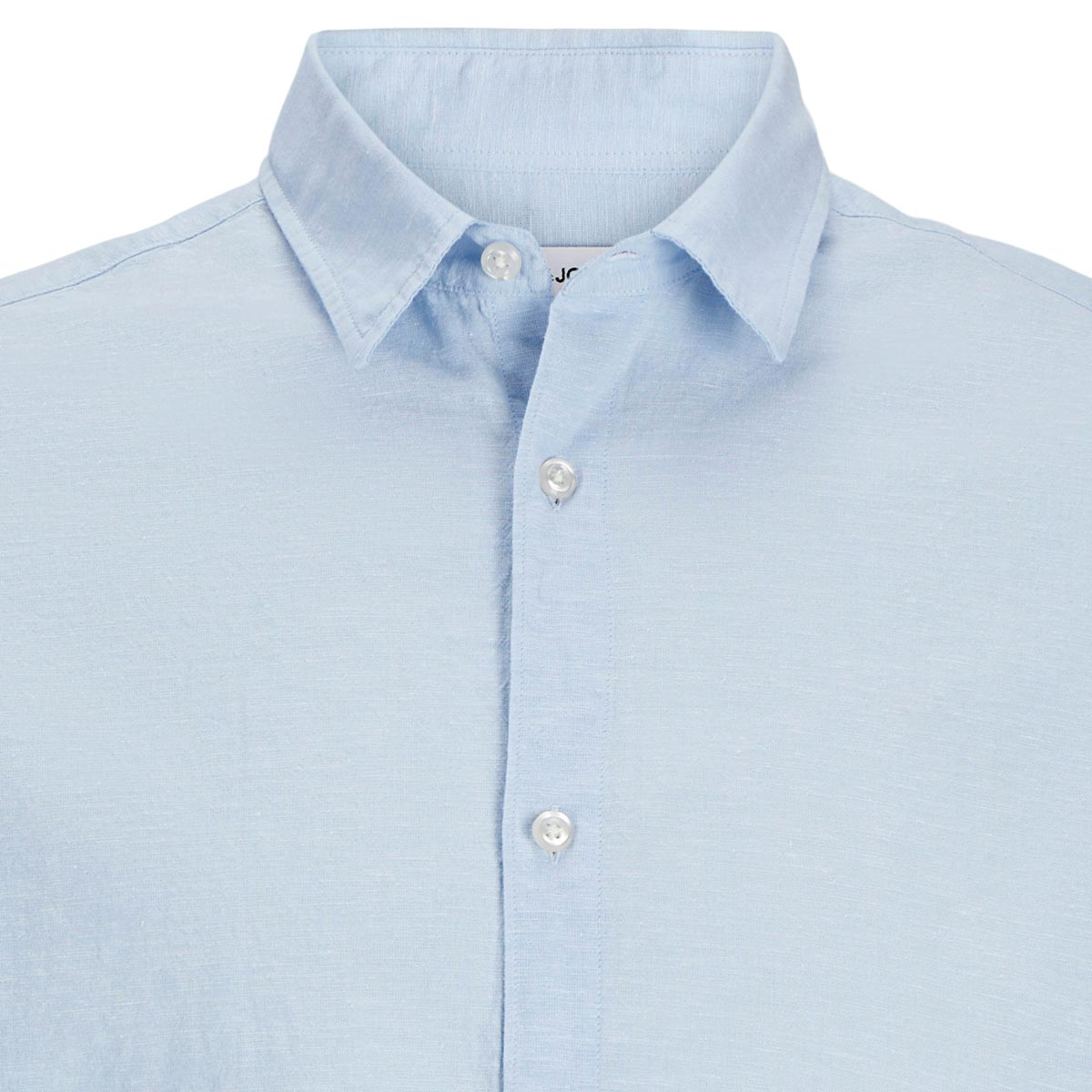 Jack&Jones Freizeithemd mit Leinen hellblau